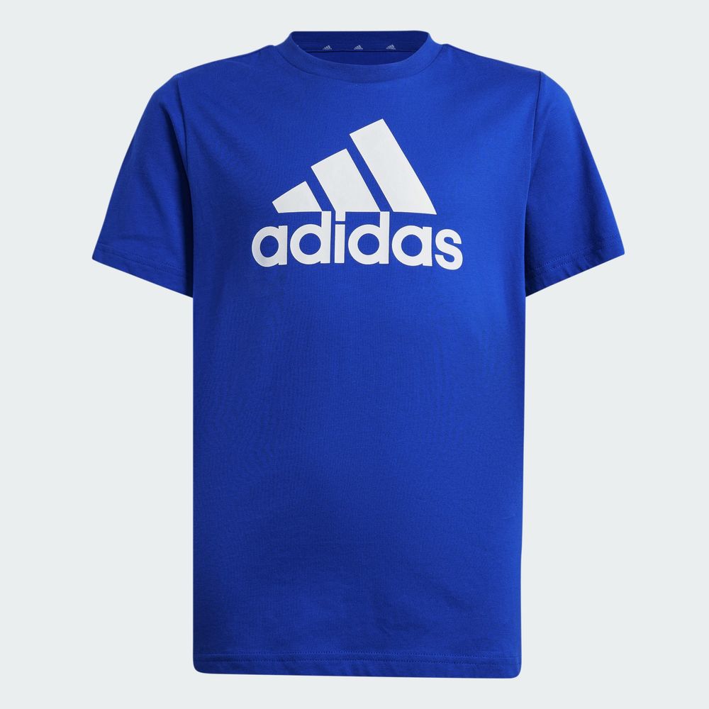 Foto 5 pulgar | Playera Essentials Big Logo Algodón Adidas Azul Niños