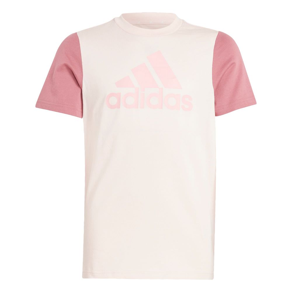 Foto 2 pulgar | Playera Essentials Big Logo Colorblock Kids Adidas Rosa Niños