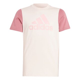 Foto 1 | Playera Essentials Big Logo Colorblock Kids Adidas Rosa Niños