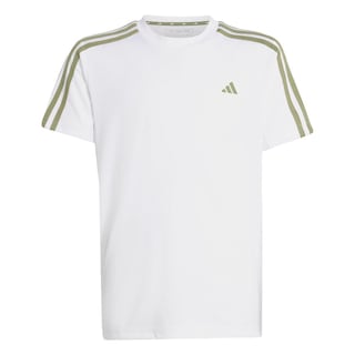 Foto 1 | Playera Train Essentials Aeroready 3 Franjas Ajuste Clásico Adidas Blanco Niños