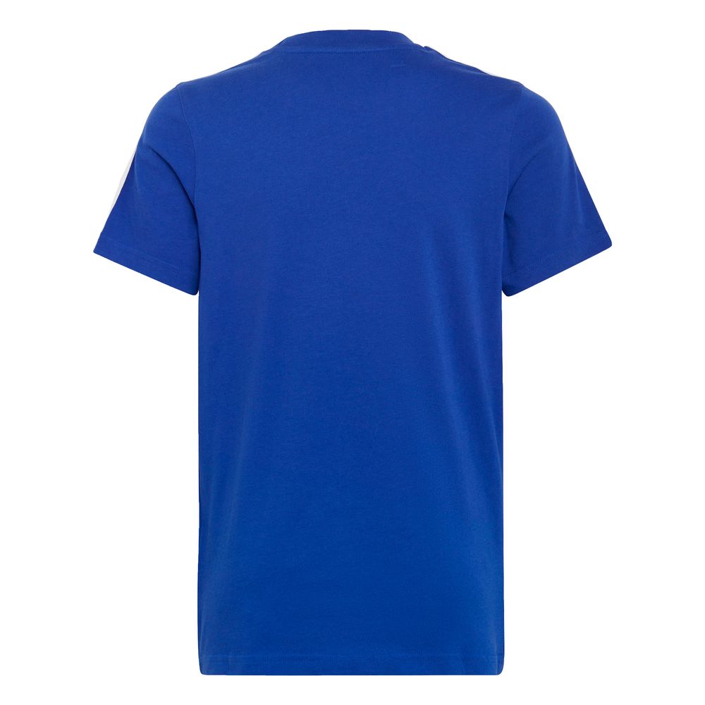 Foto 3 pulgar | Playera Essentials 3 Franjas Algodón Adidas Azul Niños