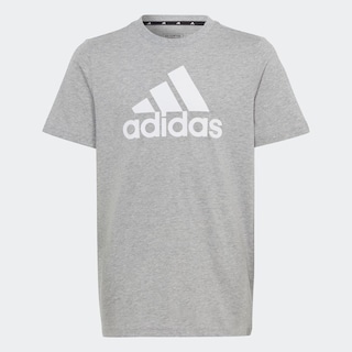 Foto 4 | Playera Essentials Big Logo Algodón Adidas Gris Niños