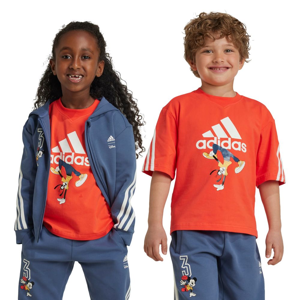 Foto 3 pulgar | Playera Adidas Disney Mickey Mouse Adidas Naranja Niños