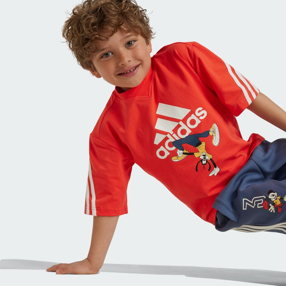 Foto 7 pulgar | Playera Adidas Disney Mickey Mouse Adidas Naranja Niños