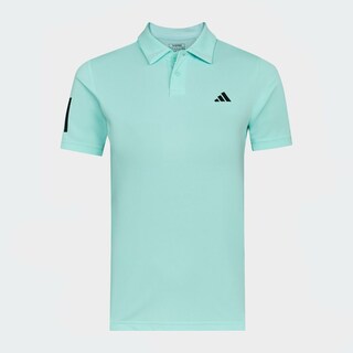 Foto 3 | Playera Polo Club De Tenis 3 Franjas Adidas Turquesa Niños
