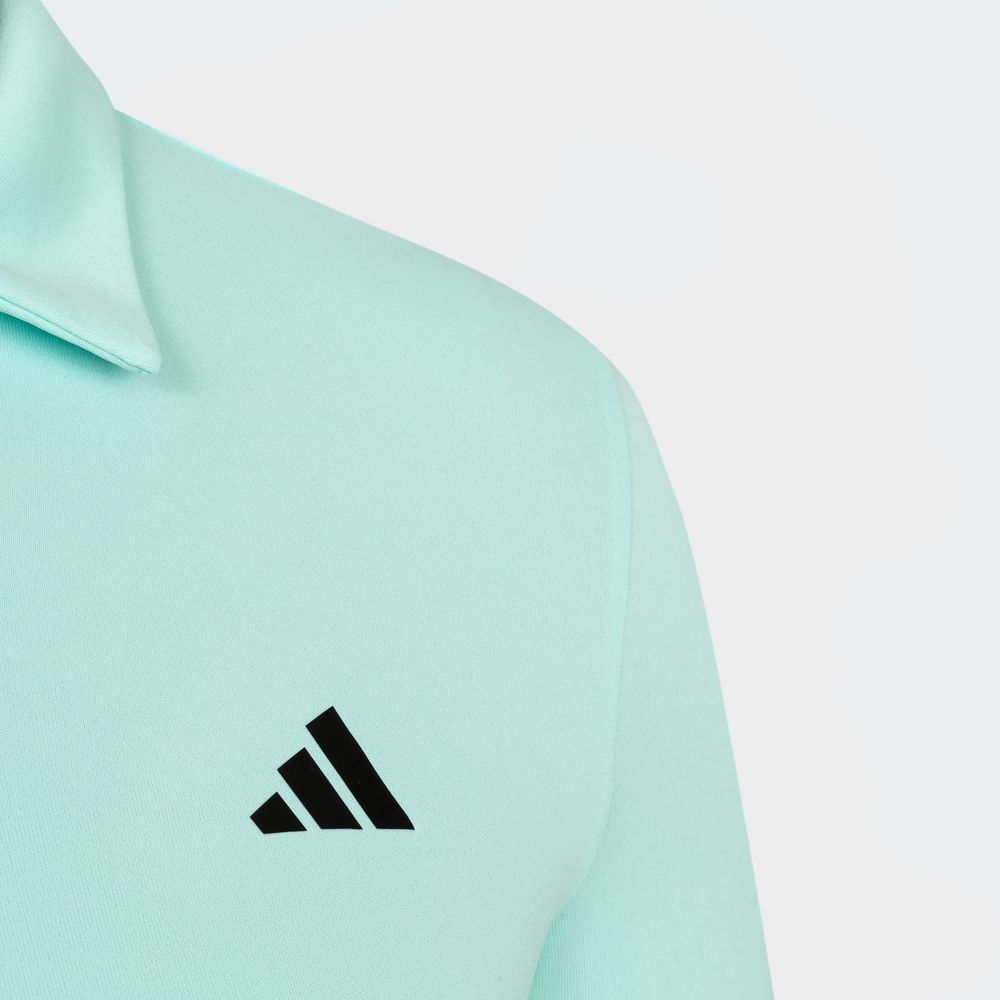 Foto 5 | Playera Polo Club De Tenis 3 Franjas Adidas Turquesa Niños
