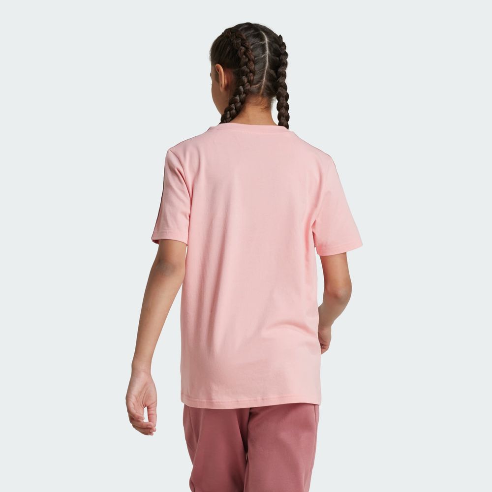 Foto 5 | Playera Tiberio 3 Franjas Colorblock De Algodón Para Niños Adidas Rosa Niños