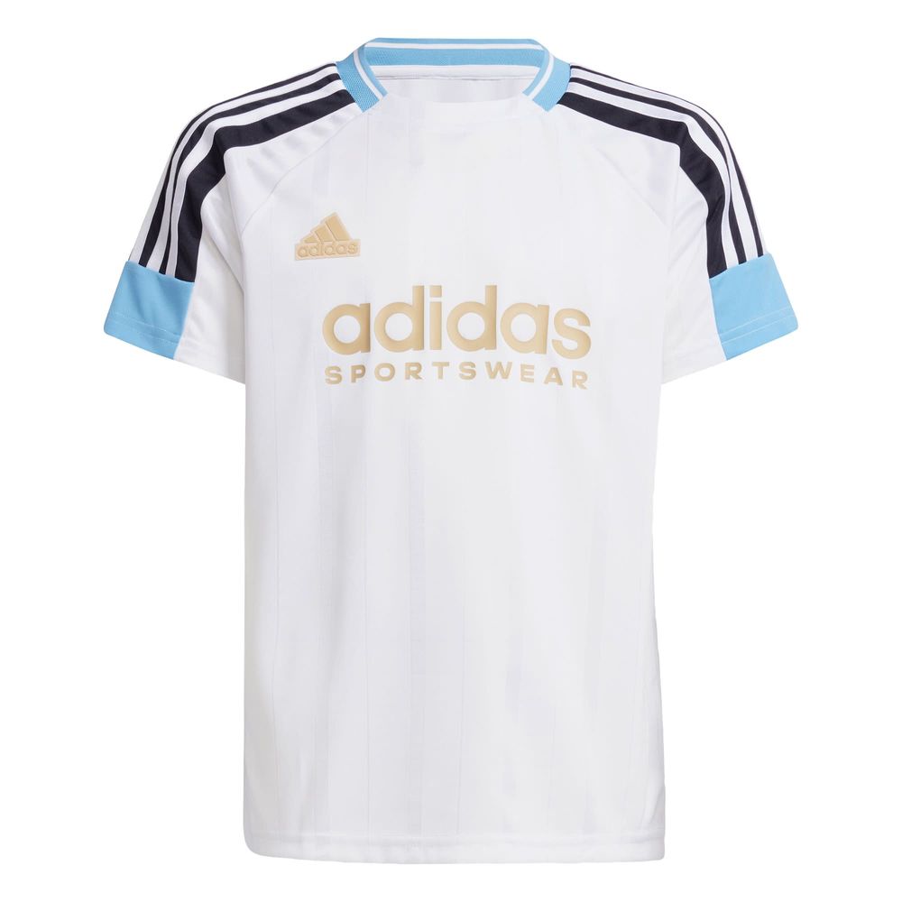 Foto 2 pulgar | Playera Tiro Nations Pack Kids Adidas Blanco Niños