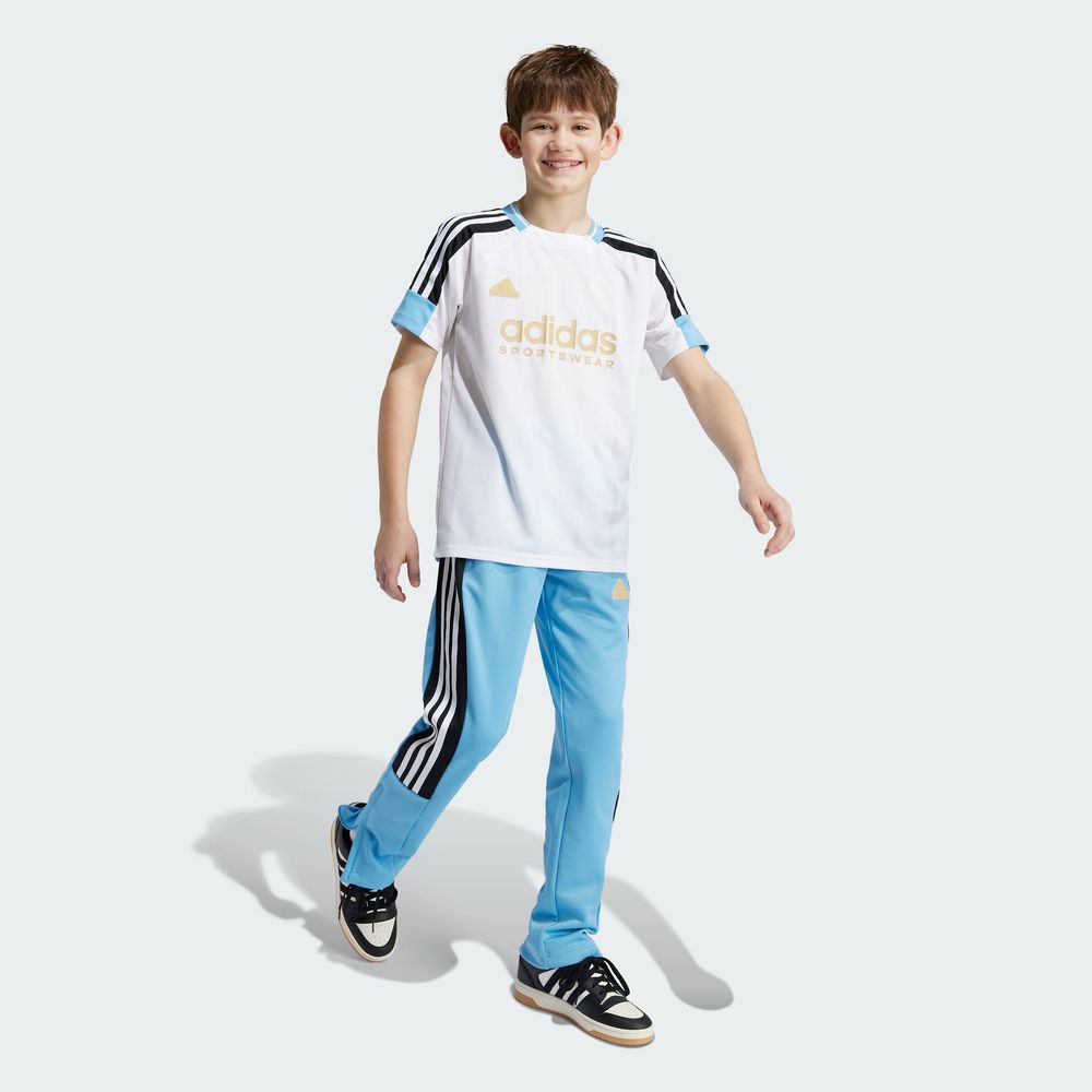 Foto 6 pulgar | Playera Tiro Nations Pack Kids Adidas Blanco Niños