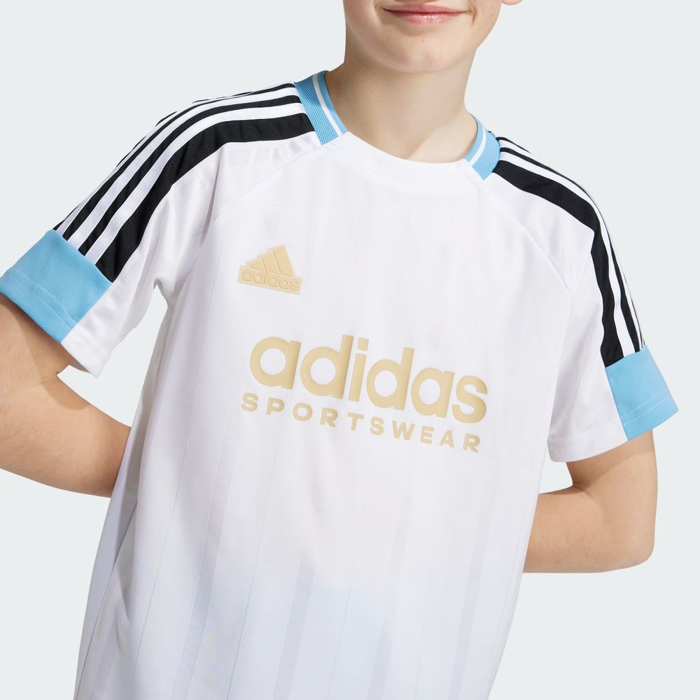 Foto 7 pulgar | Playera Tiro Nations Pack Kids Adidas Blanco Niños