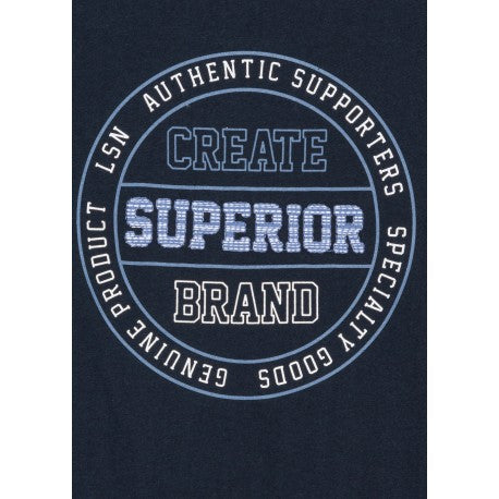 Foto 3 pulgar | Playera ''create Superior Brand'' Para Niño Losan