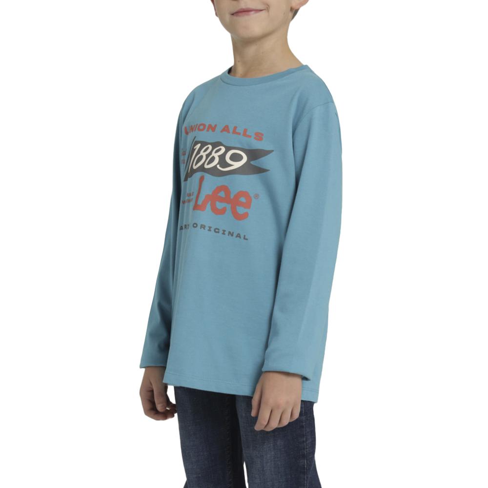 Foto 6 pulgar | Playera Niño Lee Regular Fit 265 Azul