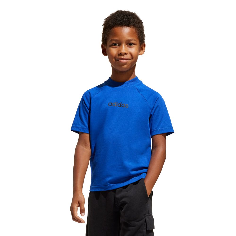 Foto 3 pulgar | Playera Essentials Kids Adidas Azul Niños