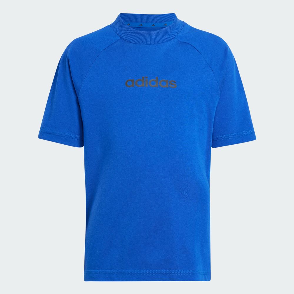 Foto 4 pulgar | Playera Essentials Kids Adidas Azul Niños