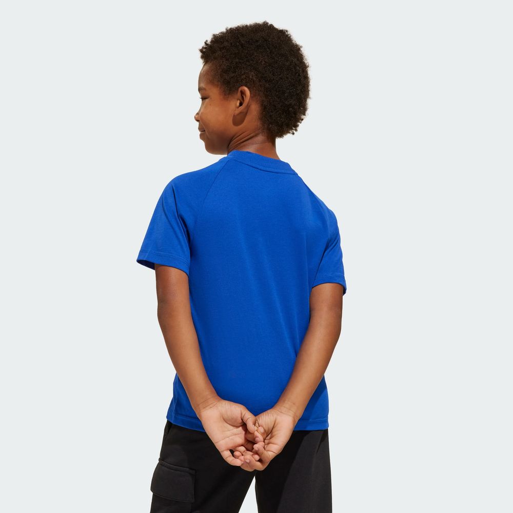 Foto 5 pulgar | Playera Essentials Kids Adidas Azul Niños