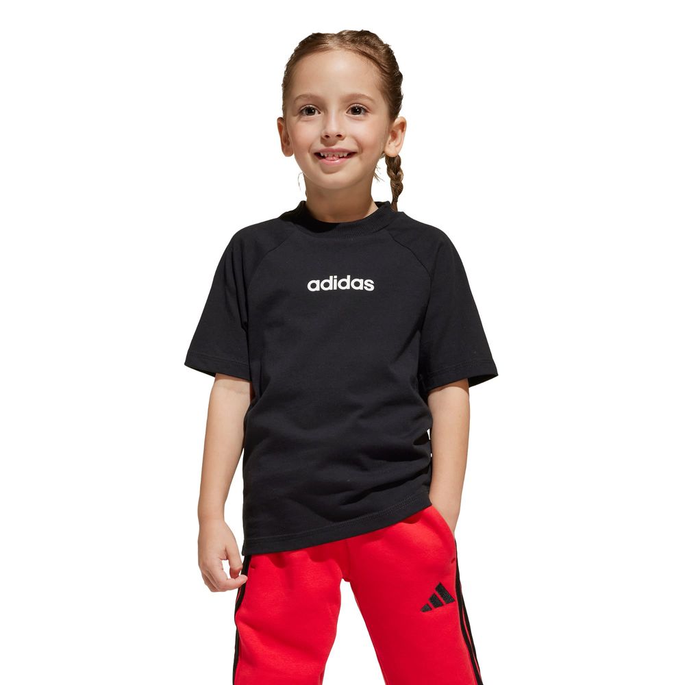 Foto 3 pulgar | Playera Essentials Kids Adidas Negro Niños