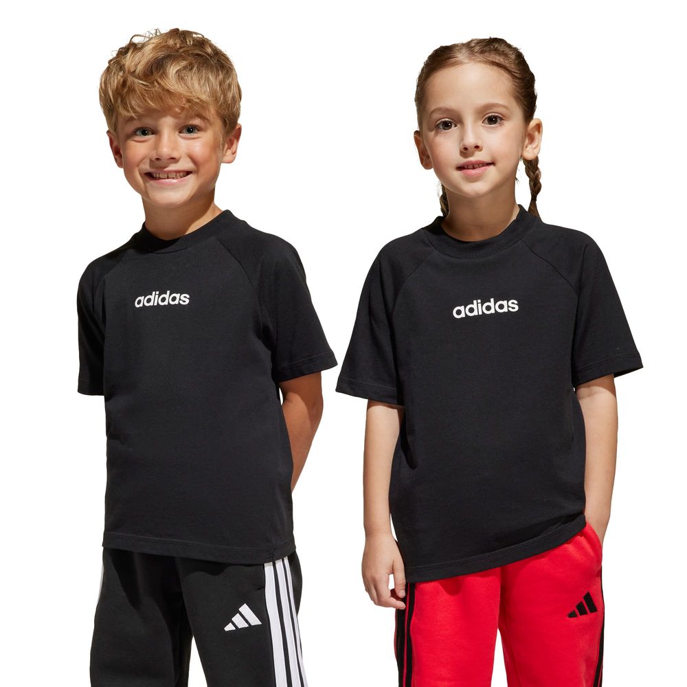 Foto 4 pulgar | Playera Essentials Kids Adidas Negro Niños