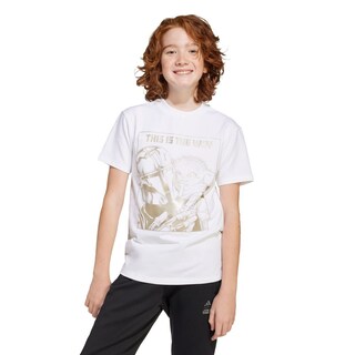 Foto 2 | J Sw Mndo Gfx T Adidas Blanco Niños