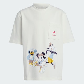 Foto 3 | Playera Adidas X Disney Mickey Mouse (niños) Adidas Blanco Niños