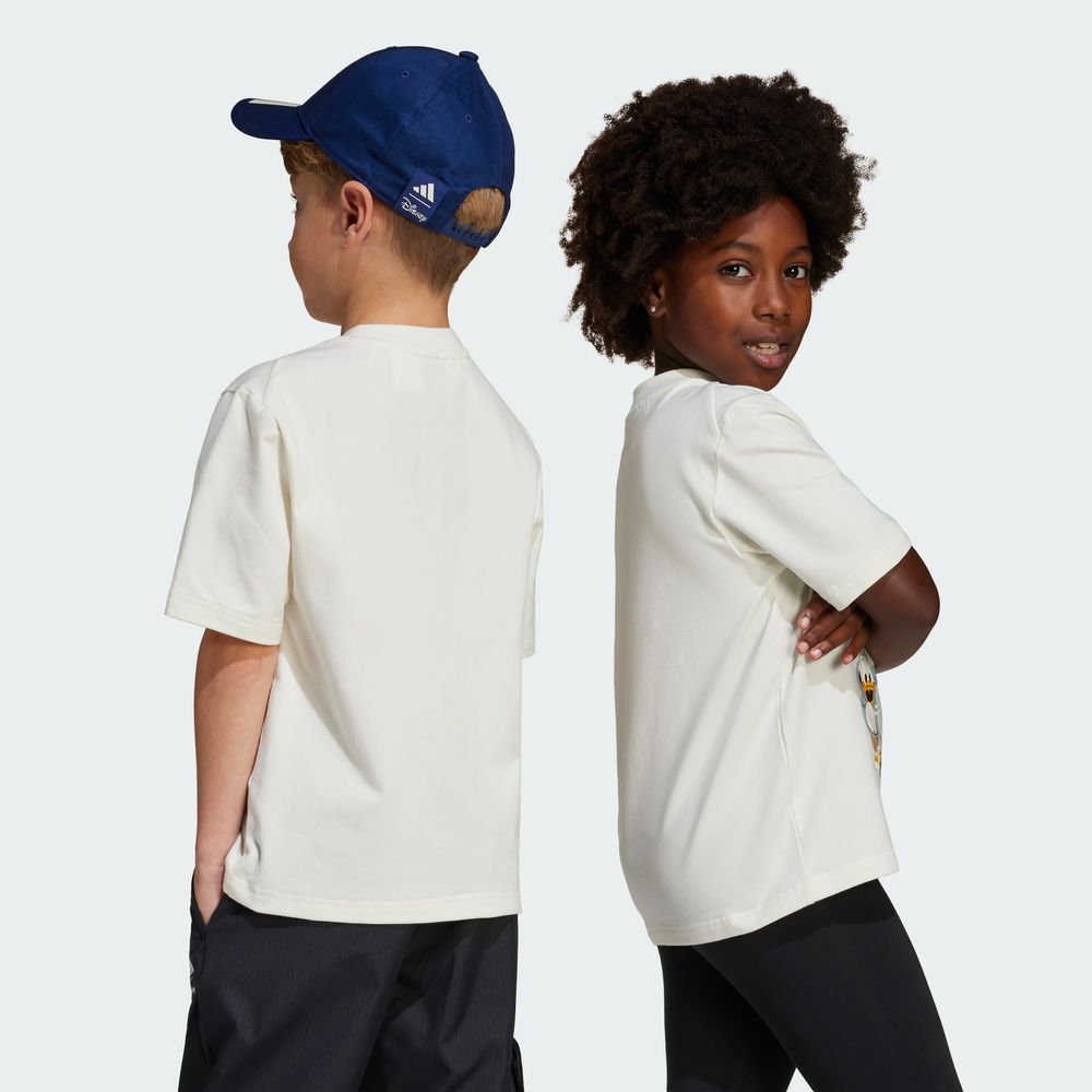 Foto 4 | Playera Adidas X Disney Mickey Mouse (niños) Adidas Blanco Niños