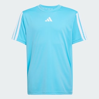 Foto 3 | Playera Adidas J Tr-es 3s Tee Azul para Niños