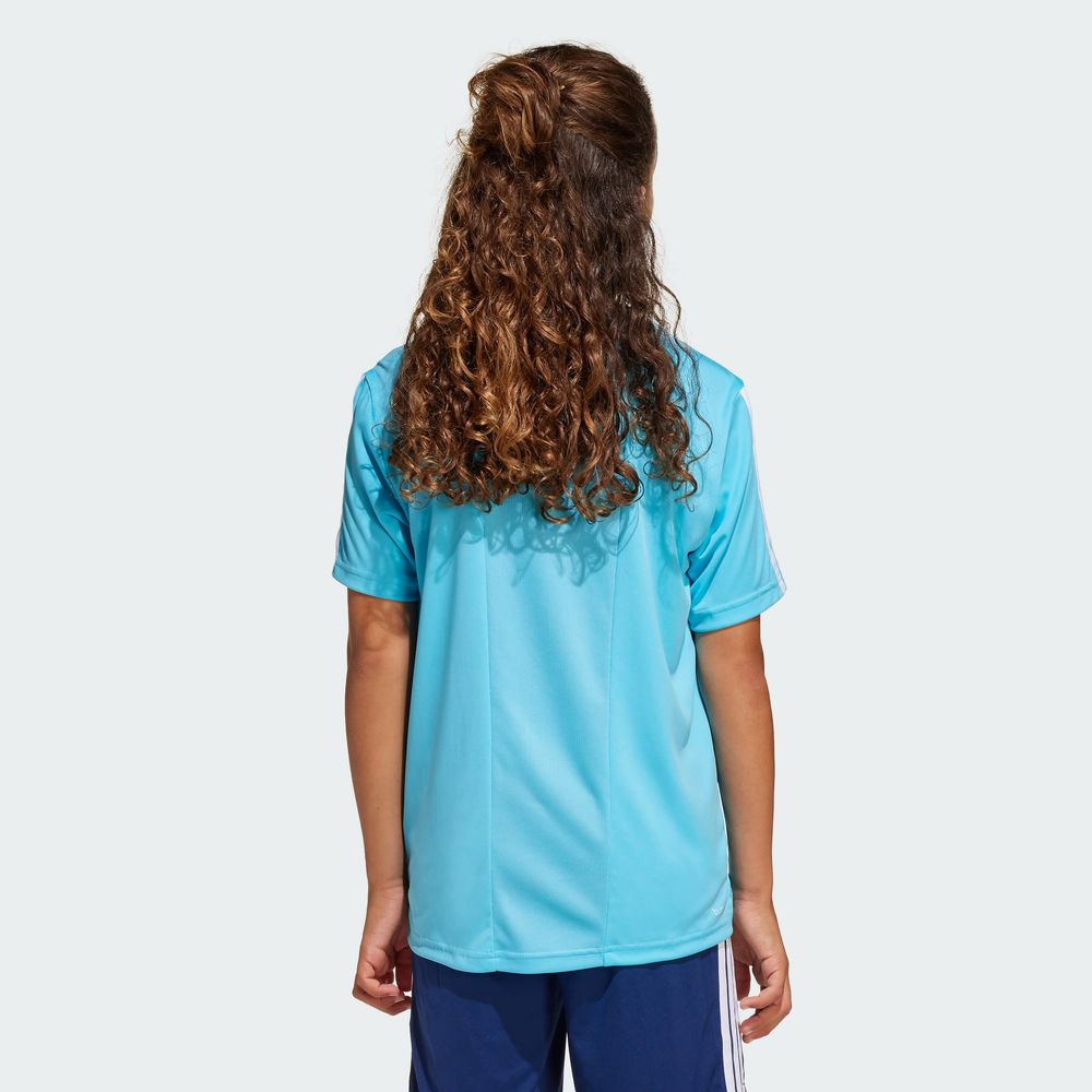 Foto 5 pulgar | Playera Adidas J Tr-es 3s Tee Azul para Niños