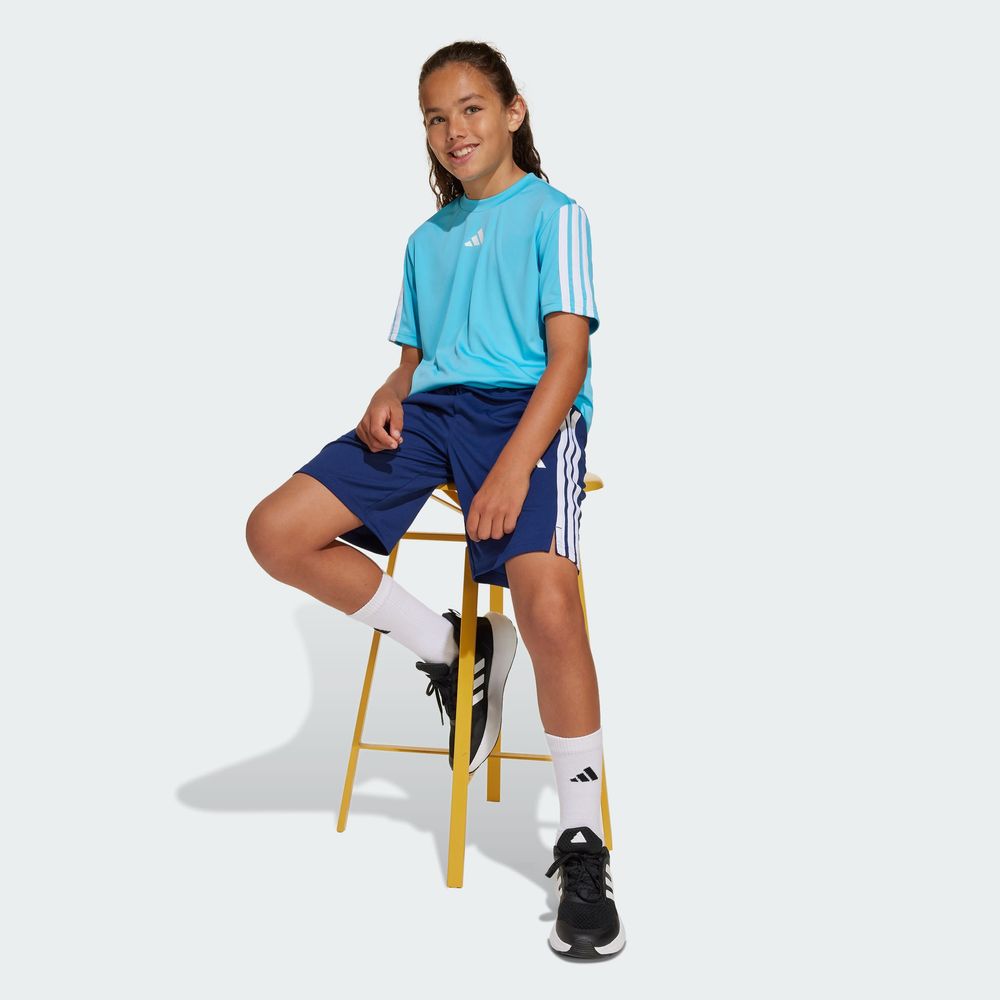 Foto 6 pulgar | Playera Adidas J Tr-es 3s Tee Azul para Niños