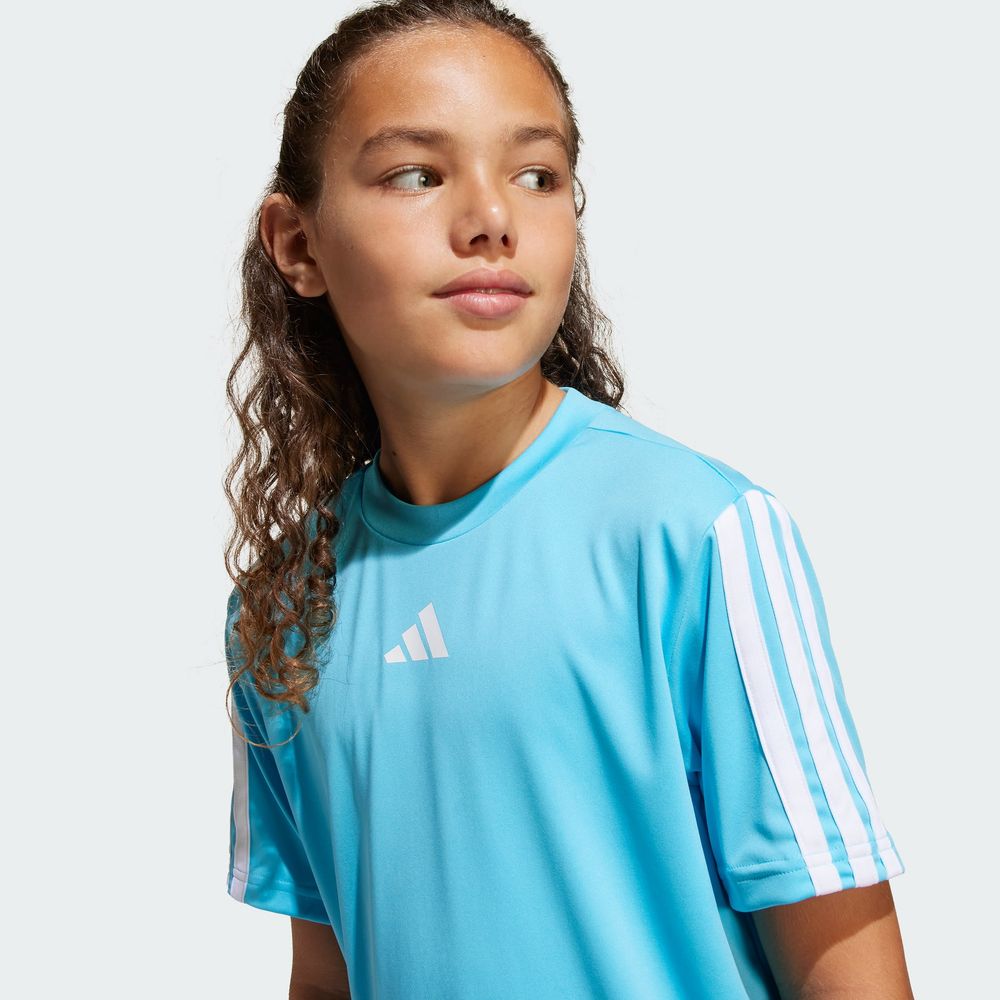 Foto 7 pulgar | Playera Adidas J Tr-es 3s Tee Azul para Niños
