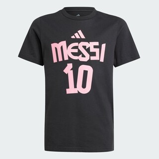Foto 3 | Playera Messi Nombre Y Número Estampada Niños Adidas Negro Niños