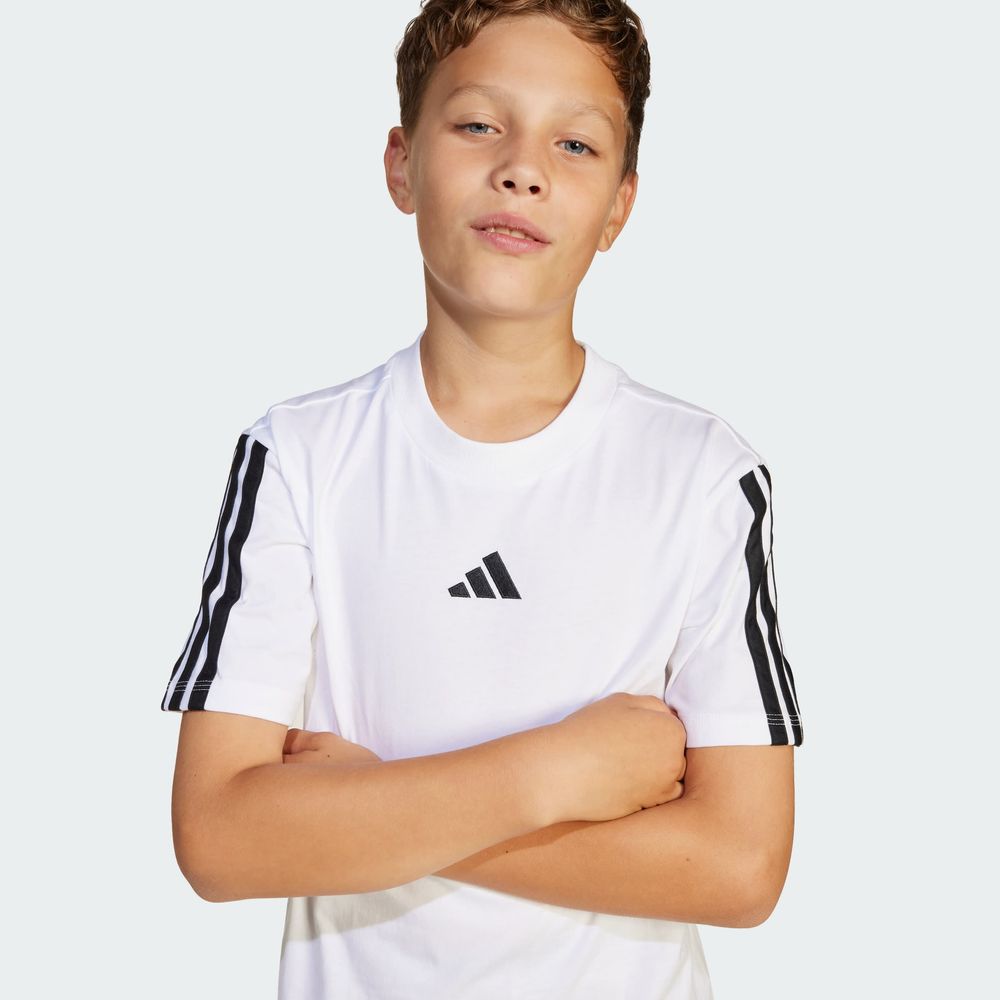Foto 9 pulgar | Playera Essentials Kids Adidas Blanco Niños