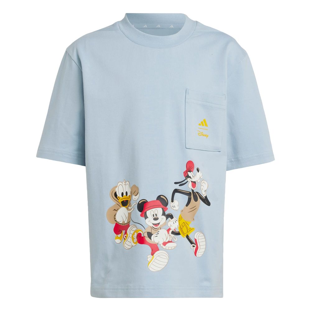 Foto 2 pulgar | Playera Adidas X Disney Mickey Mouse (niños) Adidas Azul Niños