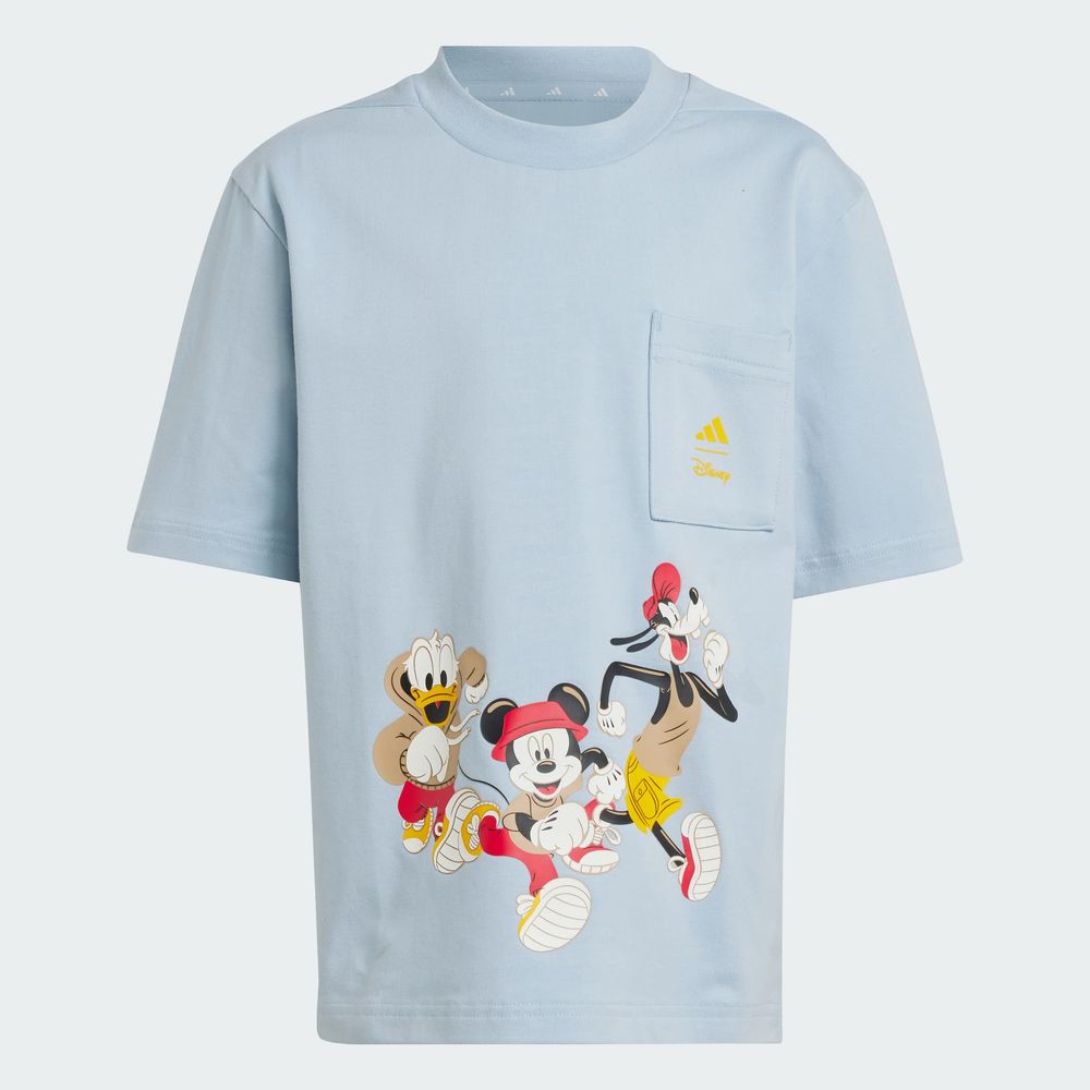 Foto 5 pulgar | Playera Adidas X Disney Mickey Mouse (niños) Adidas Azul Niños
