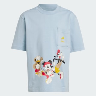 Foto 4 | Playera Adidas X Disney Mickey Mouse (niños) Adidas Azul Niños