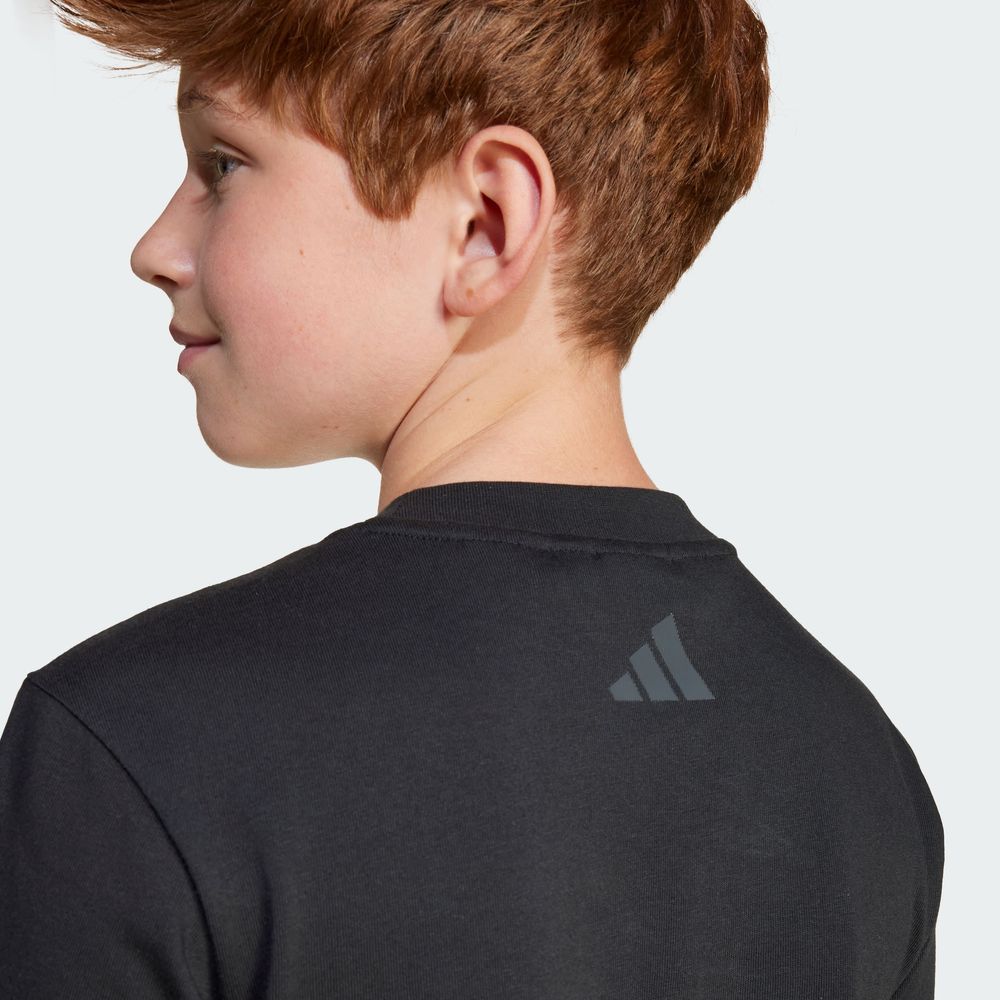 Foto 8 pulgar | J Smi Tee Adidas Negro Niños