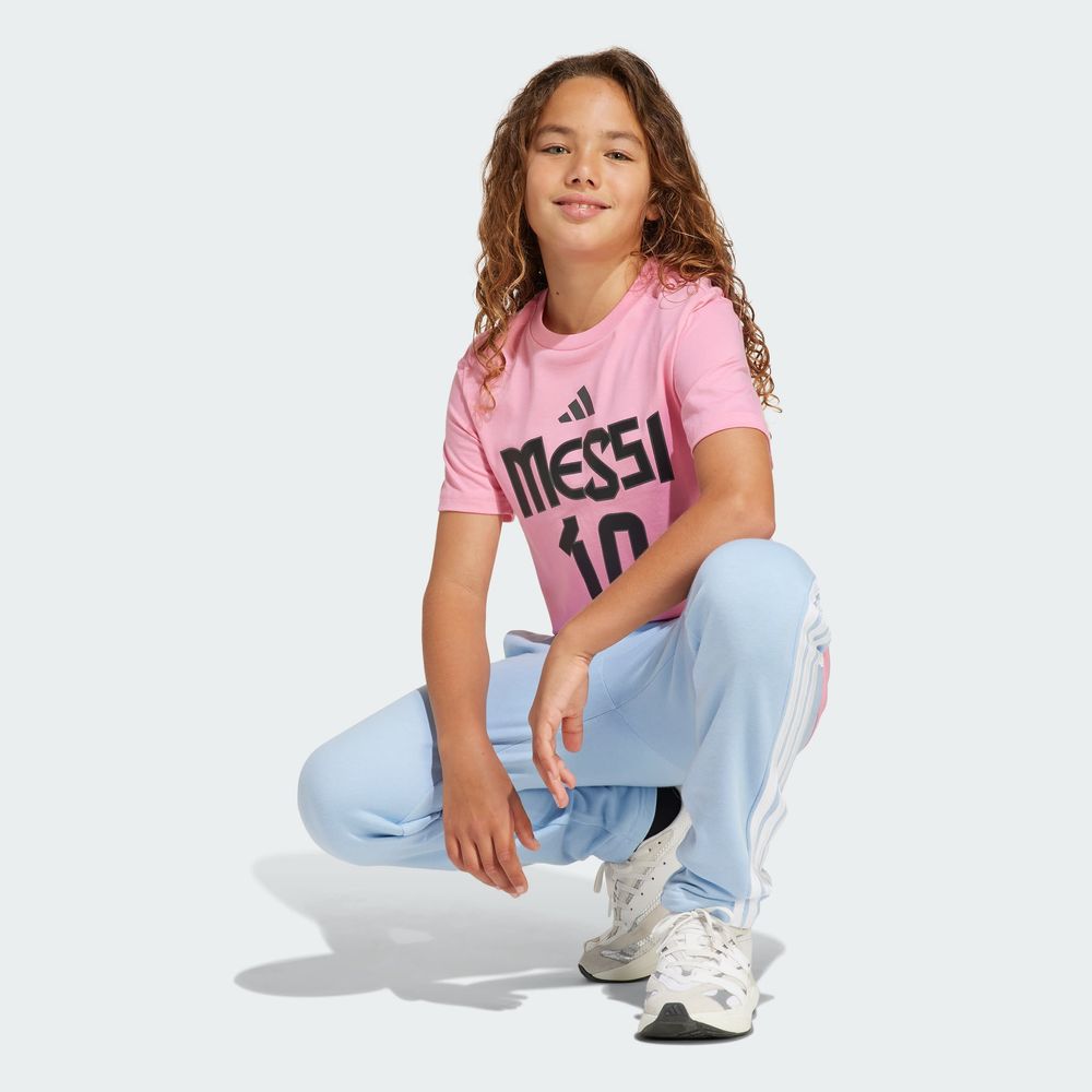 Foto 6 pulgar | Playera Messi Nombre Y Número Estampada Niños Adidas Rosa Niños