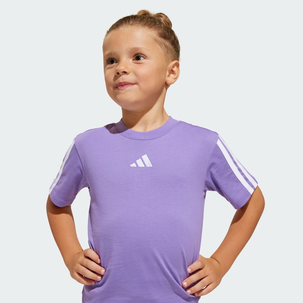 Foto 9 pulgar | Lk 3s Tee 160 Adidas Violeta Niños