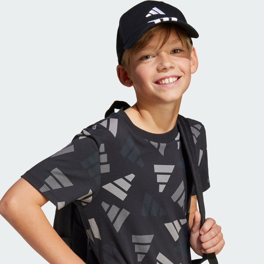 Foto 8 pulgar | Playera J  Clbrtn Tee Adidas Negra para Niños