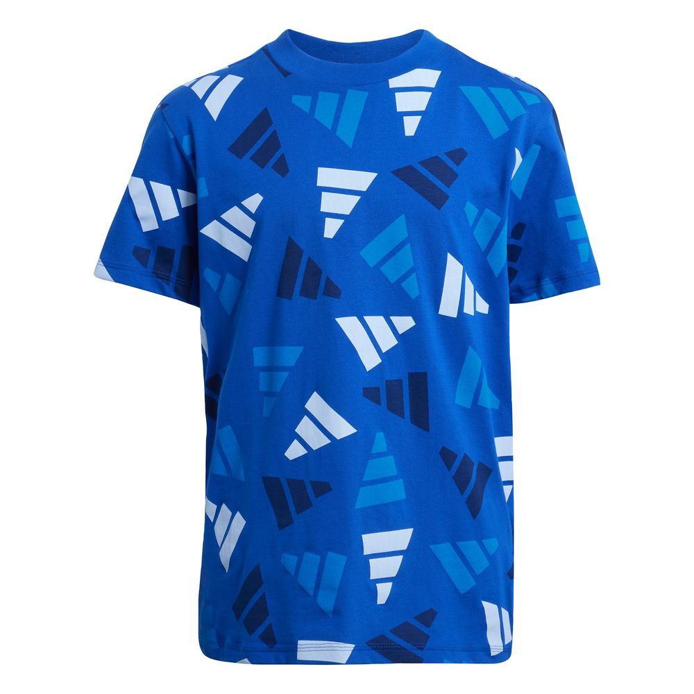 Playera J  Clbrtn Tee Adidas Azul para Niños