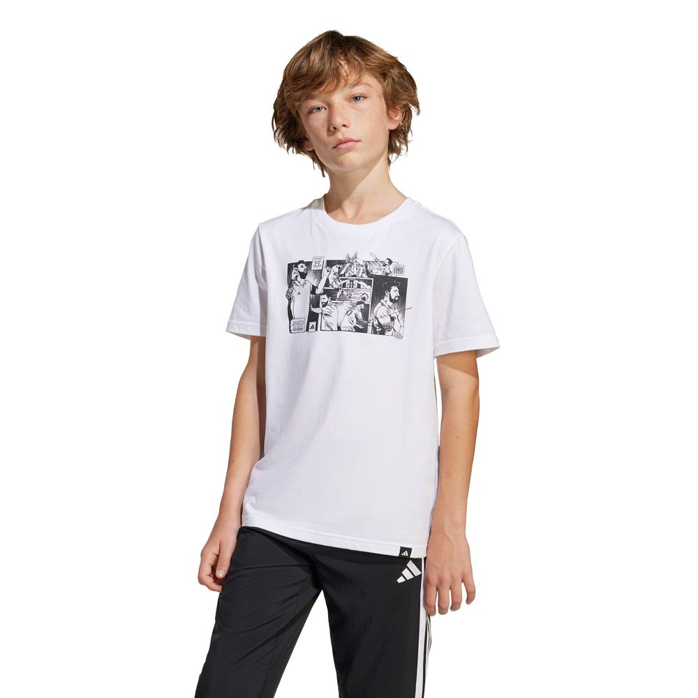 Foto 2 | Y Messi G T Adidas Blanco Niños