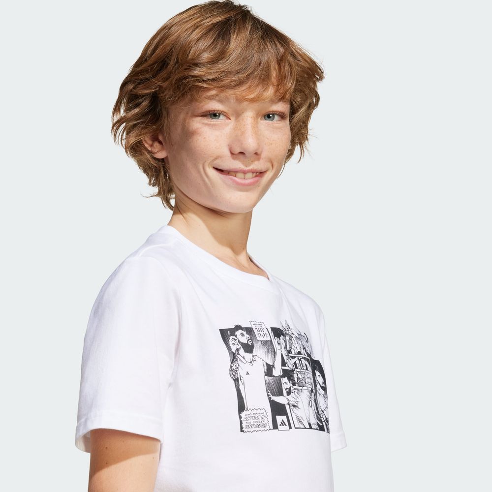 Foto 7 pulgar | Y Messi G T Adidas Blanco Niños