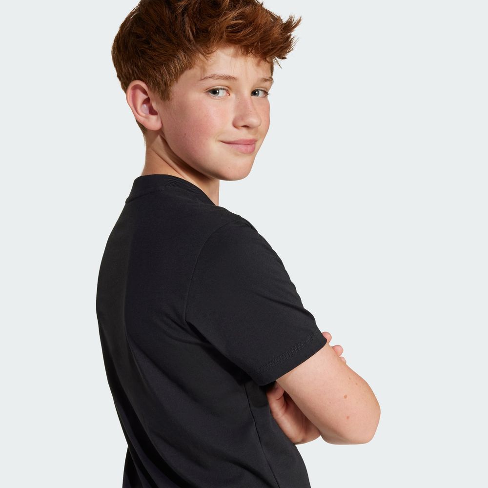 Foto 7 | Playera J BL TEE 160 Adidas Negro para Niños