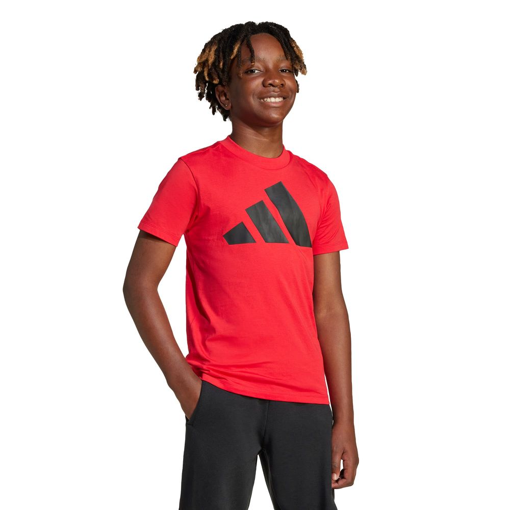 Foto 3 pulgar | Playera J BL Tee 160 Adidas Rojo para Niños