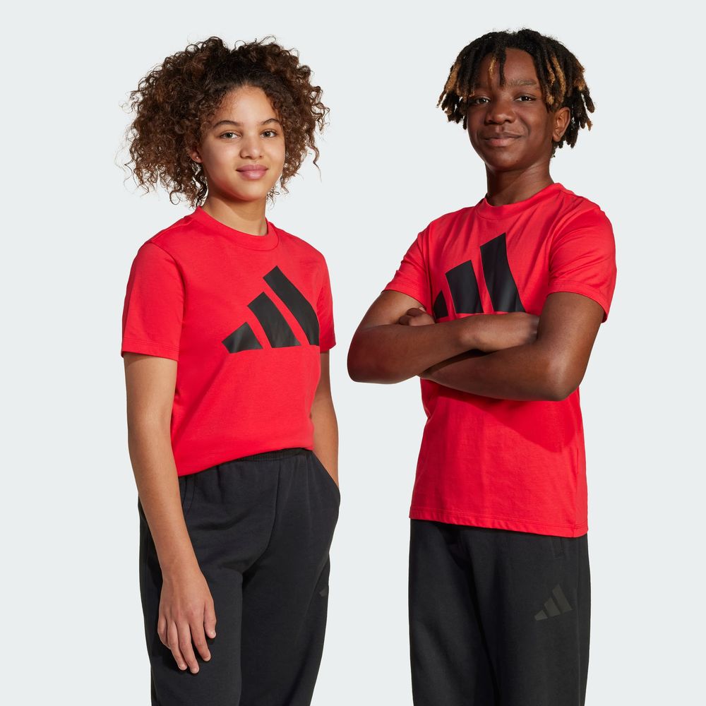 Foto 6 pulgar | Playera J BL Tee 160 Adidas Rojo para Niños