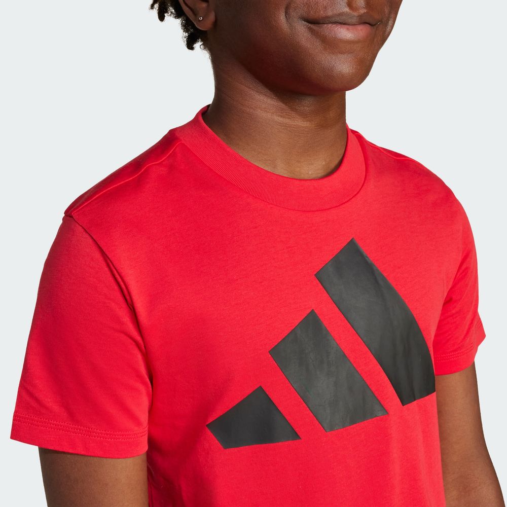 Foto 8 pulgar | Playera J BL Tee 160 Adidas Rojo para Niños