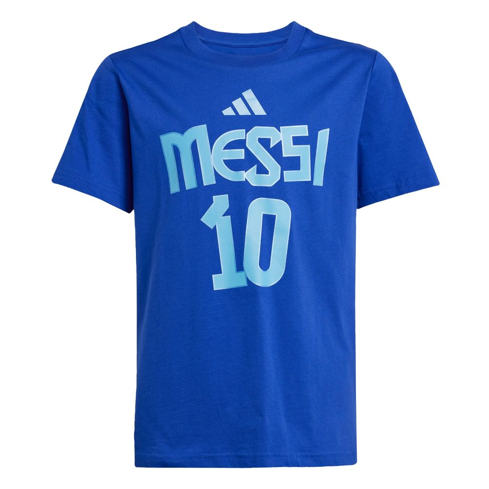 Foto 2 pulgar | Playera Messi Nombre Y Número Estampada Niños Adidas Azul Niños