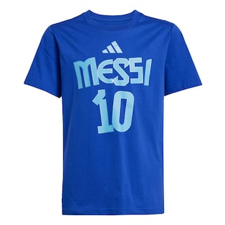 Foto 1 | Playera Messi Nombre Y Número Estampada Niños Adidas Azul Niños