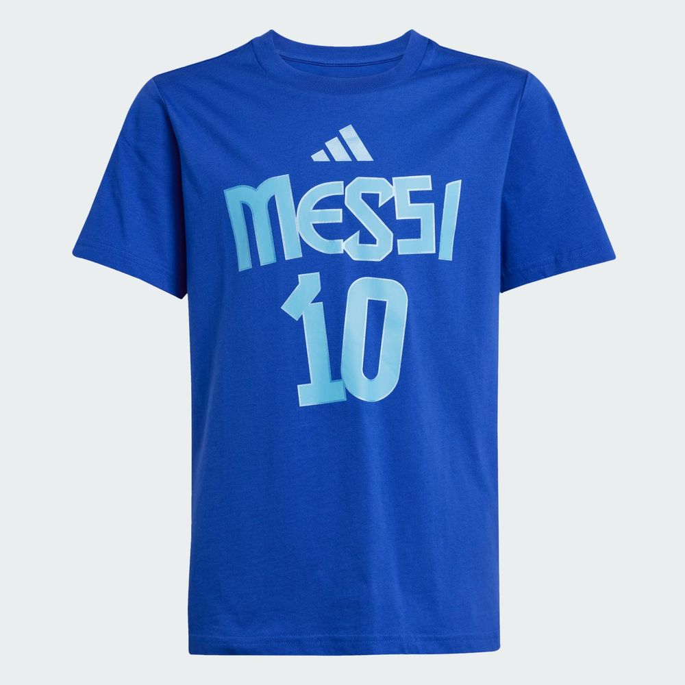 Foto 4 pulgar | Playera Messi Nombre Y Número Estampada Niños Adidas Azul Niños