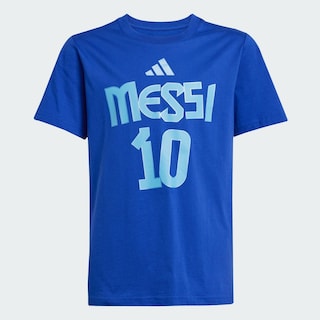 Foto 3 | Playera Messi Nombre Y Número Estampada Niños Adidas Azul Niños