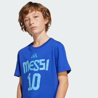 Foto 6 | Playera Messi Nombre Y Número Estampada Niños Adidas Azul Niños