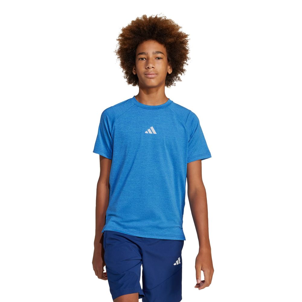 Foto 2 | J Gt Pz Tee Adidas Azul Niños